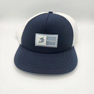 Columbia Sportswear Cap Men's Blue PFG Skip Cast Mesh Snapback Fishing Hat NWT